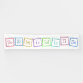 "Do Re Mi" Full Octave Solfege Musical Baby Blocks Banner (Horizontal)