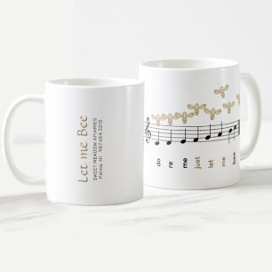 Do Re Mi Lasse mir Bienenzüchter Tasse mit Bienen