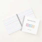 "Do Re Mi" Musical Baby Blocks Diary Scrapbook Notizblock (Innenseite)