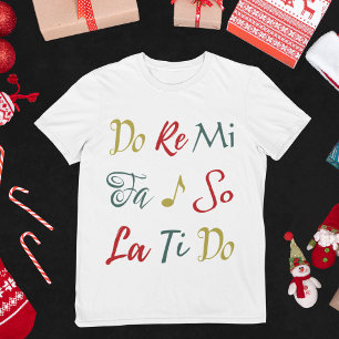 Do Re Mi Niedlich Sound of Music Christmas Musical T-Shirt