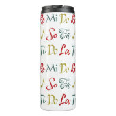 Do Re Mi Nostalgic Personalisiertes Musiktheater Thermosbecher (Rückseite)