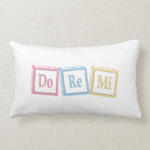 "Do Re Mi" Solfeggio Baby Blocks Kids Music Lendenkissen