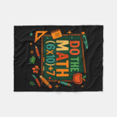Do The Math 67 Funny Equation Chalkboard School Ar Fleecedecke (Vorderseite (Horizontal))
