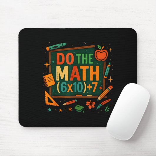 Do The Math 67 Funny Equation Chalkboard School Ar Mousepad (Mit Mouse)