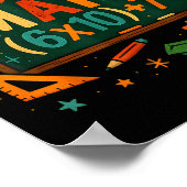 Do The Math 67 Funny Equation Chalkboard School Ar Poster (Ecke)