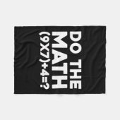 Do The Math 67 Meme 1  Fleecedecke (Vorderseite (Horizontal))