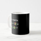 Do The Math 67 Meme Christmas Funny Math Teacher  Kaffeetasse (Vorderseite Links)