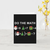 Do The Math 67 Meme Christmas Funny Math Teacher  Karte (Gelbe Blume)