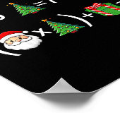 Do The Math 67 Meme Christmas Funny Math Teacher Poster (Ecke)