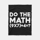 Do The Math 67 Meme Fleecedecke (Vorderseite)