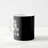 Do The Math 67 Meme Funny Sarcastic Humor  Kaffeetasse (Vorderseite Links)