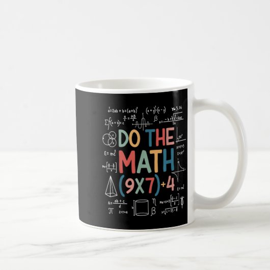 Do The Math 67 Meme Funny Six Seven Math Teacher M Kaffeetasse (Rechts)