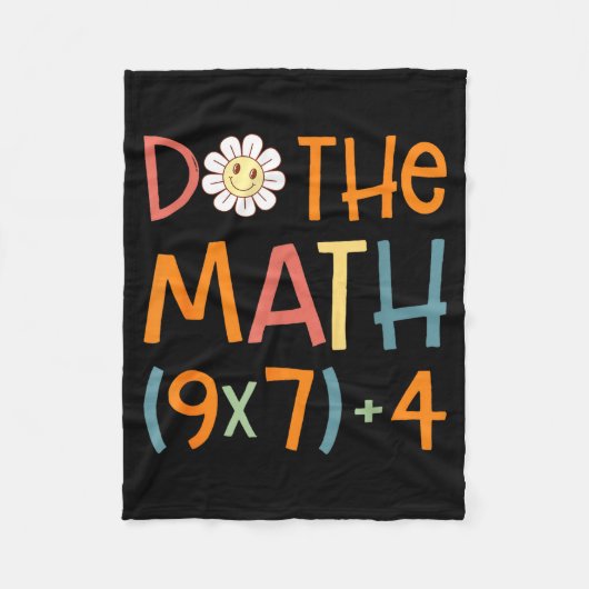 Do The Math 67 Meme Funny Six Seven Math Teacher S Fleecedecke (Vorderseite)