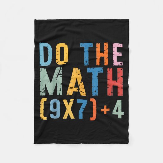 Do The Math 67 Meme Funny Six Seven Men Women Teac Fleecedecke (Vorderseite)