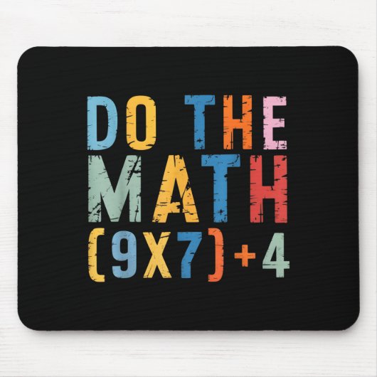 Do The Math 67 Meme Funny Six Seven Men Women Teac Mousepad (Vorne)