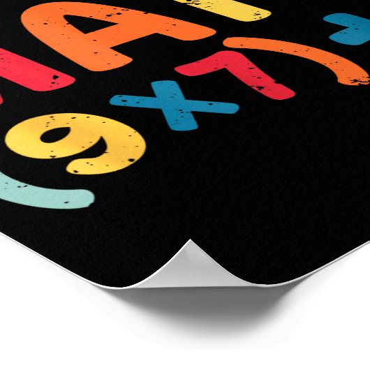 Do The Math 67 Meme Funny Six Seven Sarcastic Math Poster (Ecke)