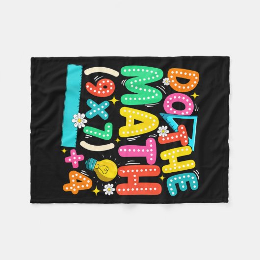 Do The Math 67 Meme Funny Six Seven Teacher  Fleecedecke (Vorderseite (Horizontal))