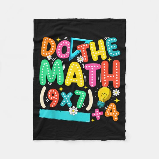 Do The Math 67 Meme Funny Six Seven Teacher Fleecedecke (Vorderseite)