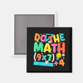 Do The Math 67 Meme Funny Six Seven Teacher Magnet (Vorderseite/Rückseite)