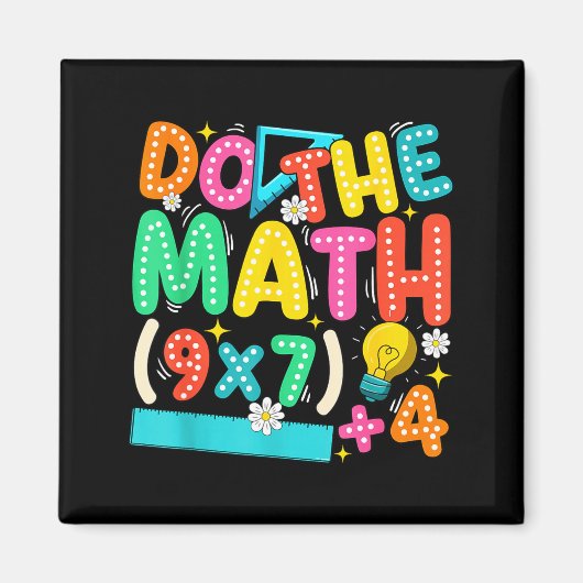 Do The Math 67 Meme Funny Six Seven Teacher Magnet (Vorne)
