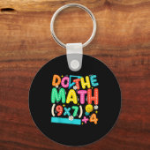 Do The Math 67 Meme Funny Six Seven Teacher Schlüsselanhänger (Vorderseite)