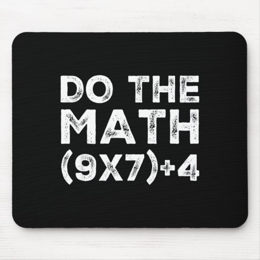 Do The Math 67 Meme Funny Six Seven Teacher Studen Mousepad (Vorne)