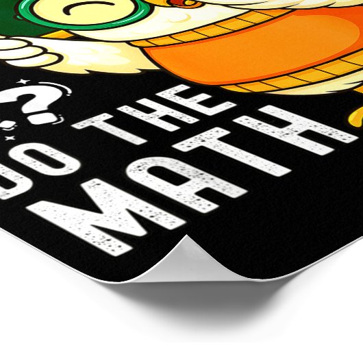 Do The Math 67 Meme Funny Six Seven Teacher Studen Poster (Ecke)