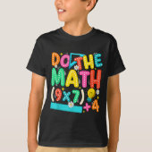 Do The Math 67 Meme Funny Six Seven Teacher T-Shirt (Vorderseite)