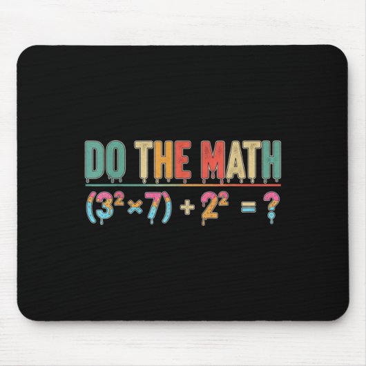 Do The Math 67 Meme Funny Teacher Six Seven Men Wo Mousepad (Vorne)