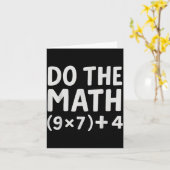 Do The Math 67 Meme Karte (Gelbe Blume)