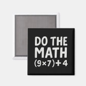 Do The Math 67 Meme Magnet (Vorderseite/Rückseite)