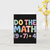 Do The Math 67 Six Seven 6 7 Karte (Gelbe Blume)