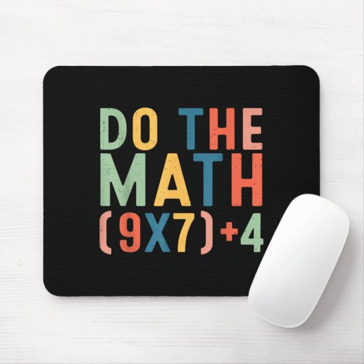 Do The Math 67 Six Seven Meme Teacher Student Men Mousepad (Mit Mouse)
