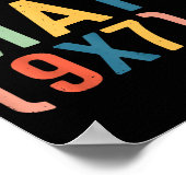 Do The Math 67 Six Seven Meme Teacher Student Men  Poster (Ecke)