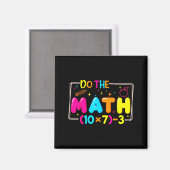 Do The Math 67 Teacher Meme Funny  Magnet (Vorderseite/Rückseite)