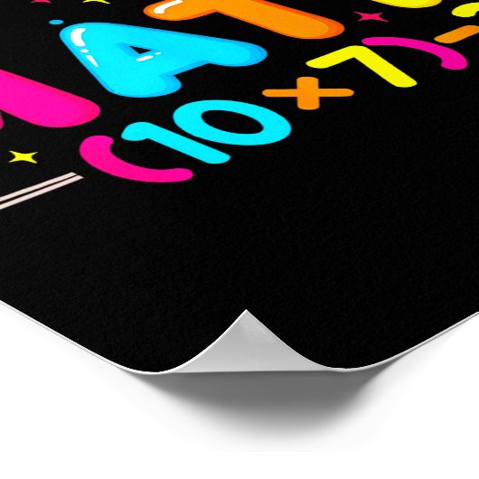 Do The Math 67 Teacher Meme Funny Poster (Ecke)