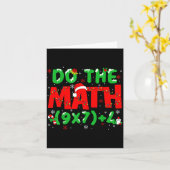 Do The Math Equation Christmas Math Teacher 6 7 Si Karte (Gelbe Blume)