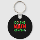 Do The Math Equation Christmas Math Teacher 6 7 Si Schlüsselanhänger (Vorderseite)