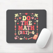 Do The Math Equation Valentine's Day Math Teacher  Mousepad (Mit Mouse)