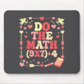 Do The Math Equation Valentine's Day Math Teacher Mousepad (Vorne)