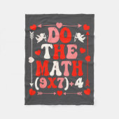 Do The Math Teacher 67 Meme Six Seven Valentine's  Fleecedecke (Vorderseite)