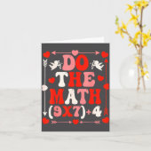 Do The Math Teacher 67 Meme Six Seven Valentine's Karte (Gelbe Blume)