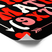 Do The Math Teacher 67 Meme Six Seven Valentine's Poster (Ecke)