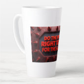 Do The Right Thing For The Family Milchtasse (Linke Ecke)