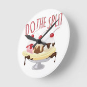 Do The Split Runde Wanduhr (Winkel)