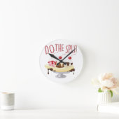 Do The Split Runde Wanduhr (Zuhause)