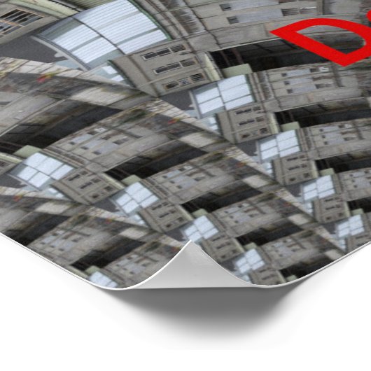 "Do U Woll some" 60cm x 60cm Poster (Ecke)