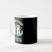 Do Unto Otters Playful Otter Pun Girls Kids Birthd Kaffeetasse (Vorderseite Links)
