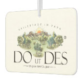 DO UT DES Logo als Autolufterfrischer (Links)