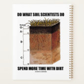 Do What Soil Scientists Do Spend More Time Dirt Planer (Rückseite)